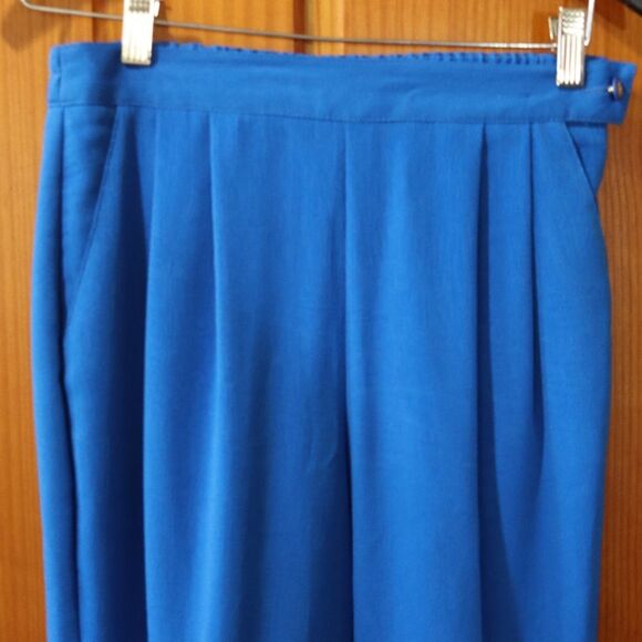 City Girl by Nancy Bolen Blue Vintage Slacks Pants Small - Picture 12 of 14